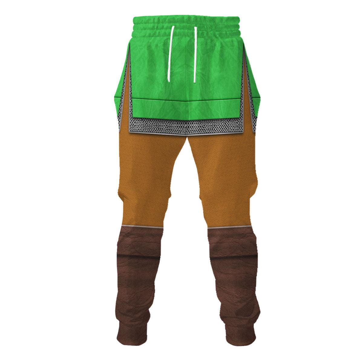 Link Iconic Shield Iconic Costume Unisex Hoodie Sweatshirt T-shirt Sweatpants Cosplay - Gearhomie.com