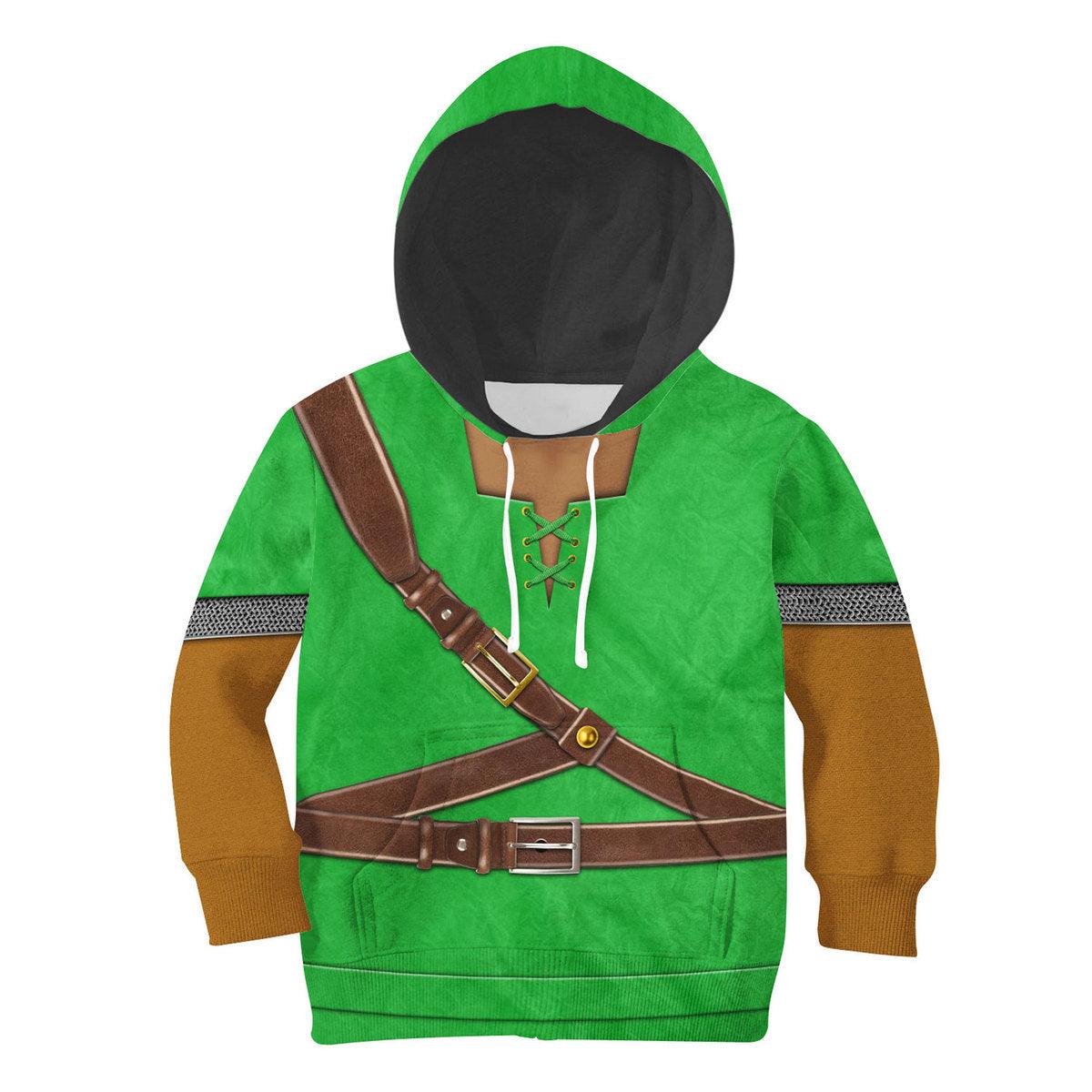 Link Iconic Shield Kid Tops Hoodie Sweatshirt T-Shirt 50% off - Gearhomie.com