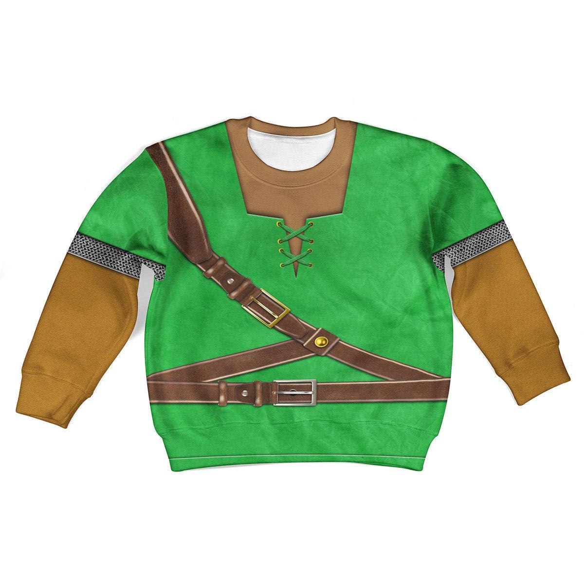 Link Iconic Shield Kid Tops Hoodie Sweatshirt T-Shirt 50% off - Gearhomie.com