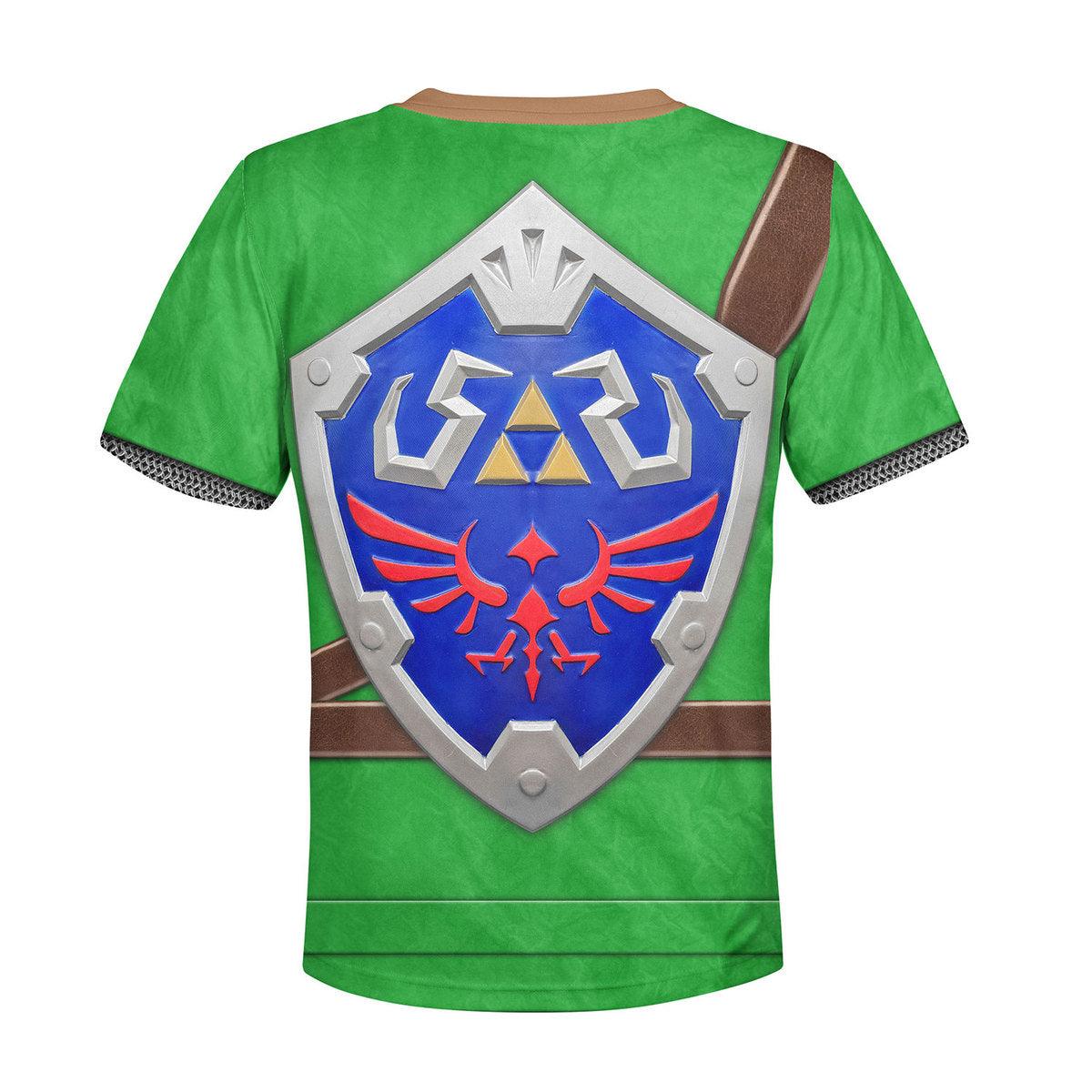 Link Iconic Shield Kid Tops Hoodie Sweatshirt T-Shirt 50% off - Gearhomie.com