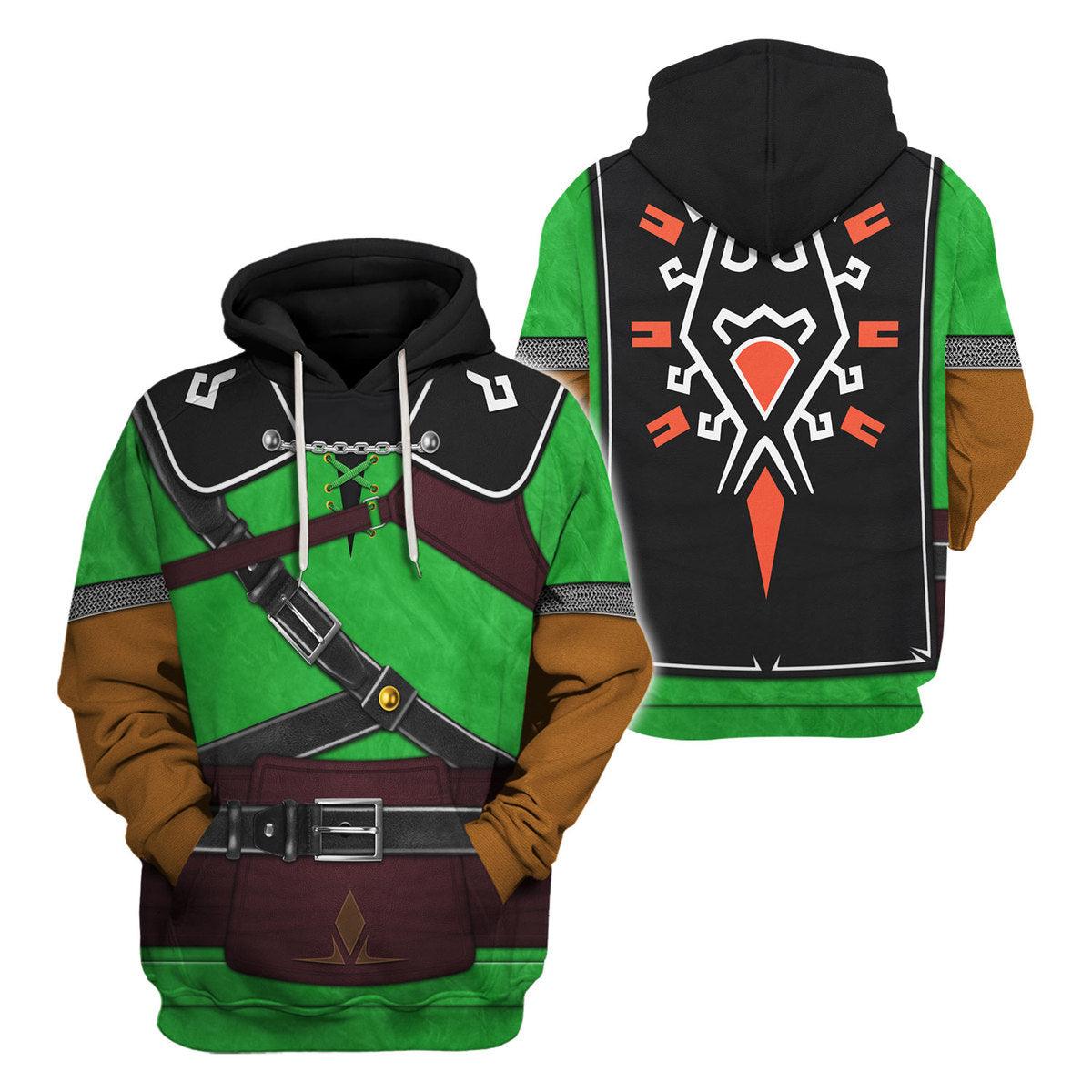 Link Iconic Tears Of The Kingdom Costume Unisex Hoodie Sweatshirt T-shirt Sweatpants Cosplay - Gearhomie.com
