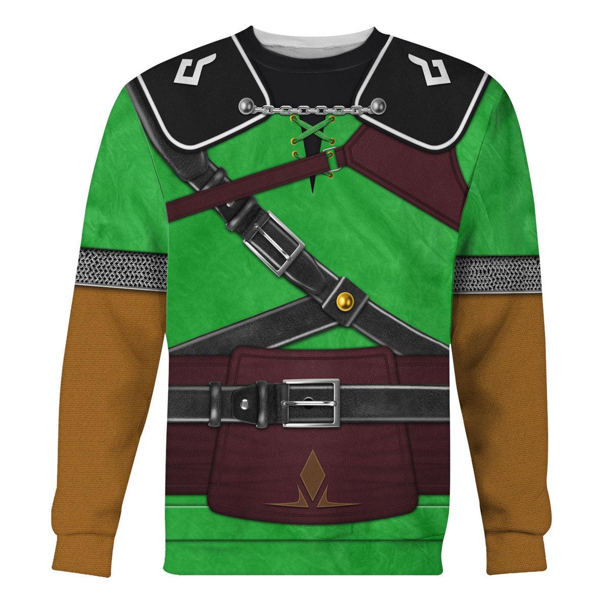 Link Iconic Tears Of The Kingdom Costume Unisex Hoodie Sweatshirt T-shirt Sweatpants Cosplay - Gearhomie.com