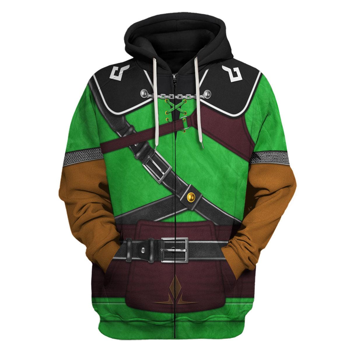 Link Iconic Tears Of The Kingdom Costume Unisex Hoodie Sweatshirt T-shirt Sweatpants Cosplay - Gearhomie.com