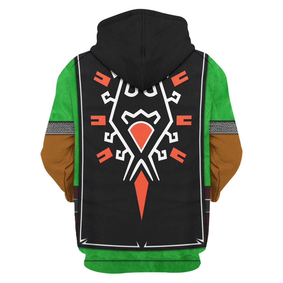 Link Iconic Tears Of The Kingdom Costume Unisex Hoodie Sweatshirt T-shirt Sweatpants Cosplay - Gearhomie.com