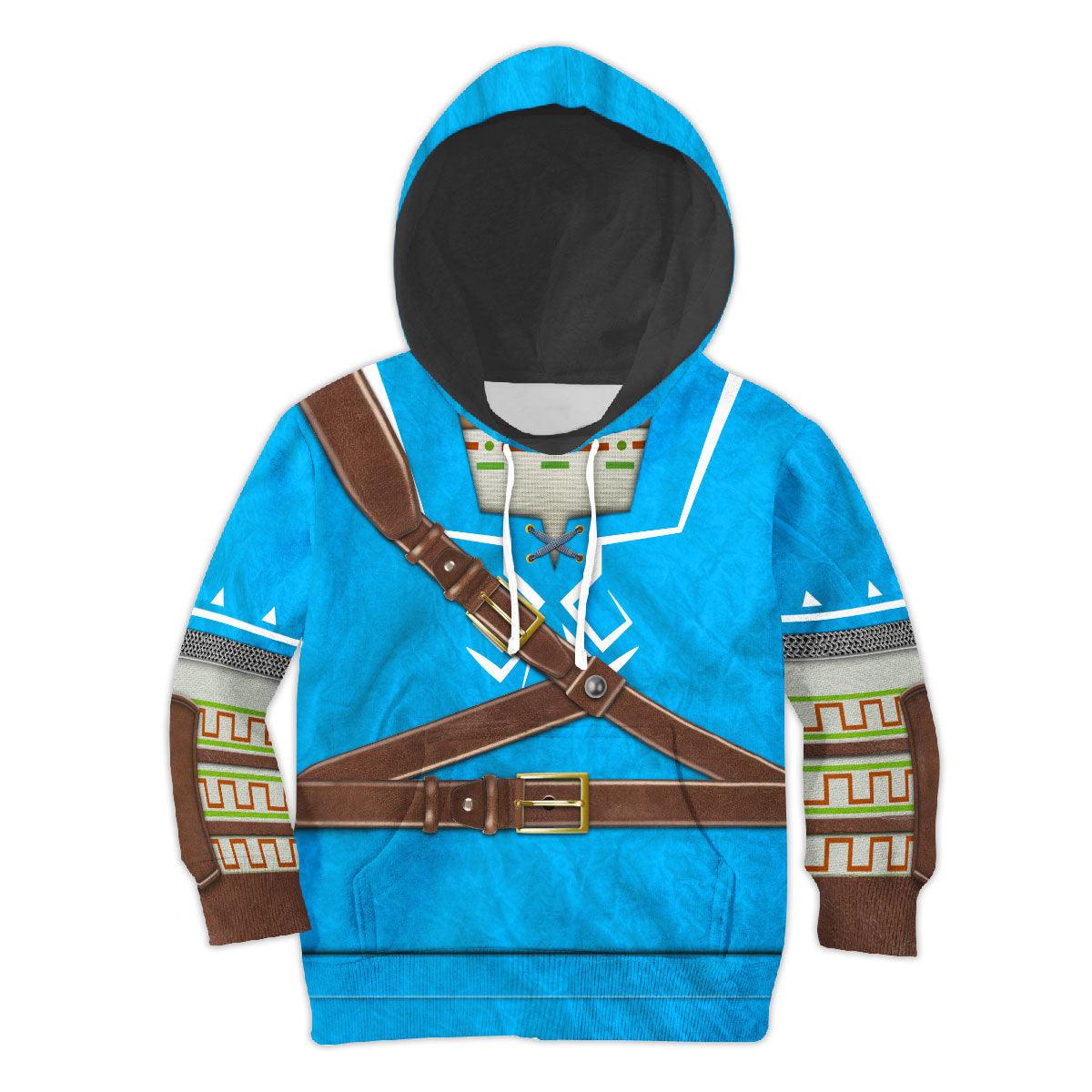 Link Zelda Champion's Tunic Kid Tops Hoodie Sweatshirt T-Shirt - Gearhomie.com