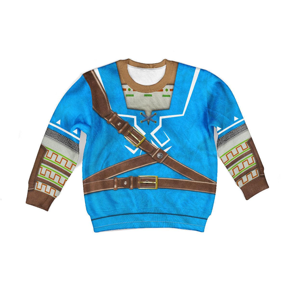Link Zelda Champion's Tunic Kid Tops Hoodie Sweatshirt T-Shirt - Gearhomie.com