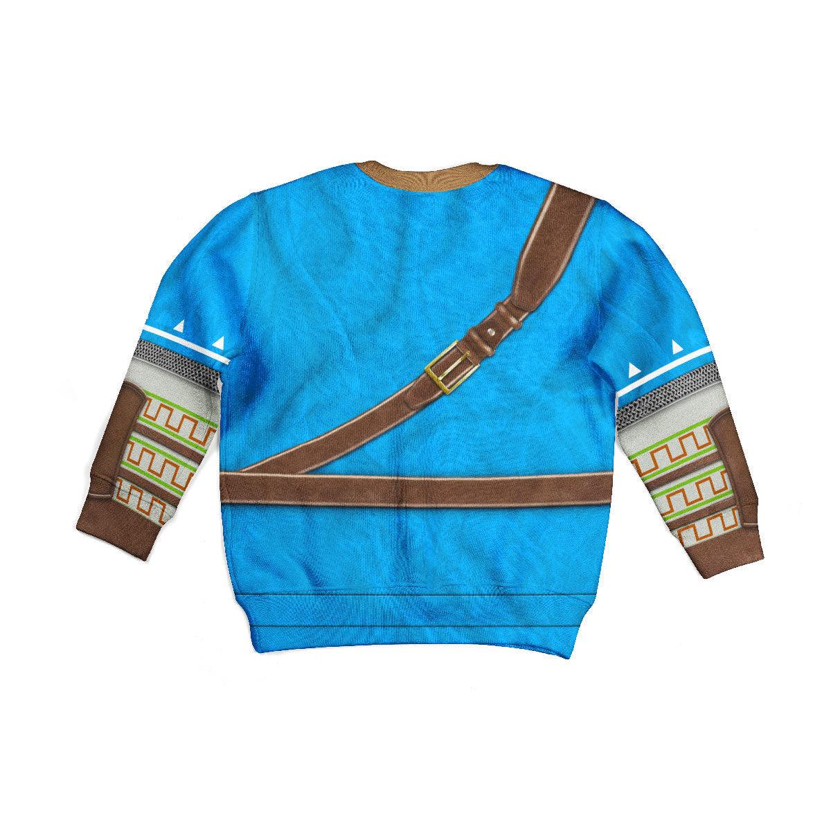 Link Zelda Champion's Tunic Kid Tops Hoodie Sweatshirt T-Shirt - Gearhomie.com