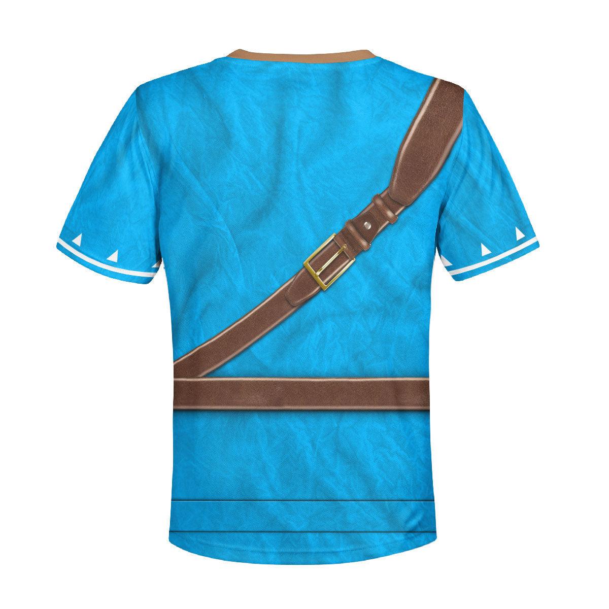 Link Zelda Champion's Tunic Kid Tops Hoodie Sweatshirt T-Shirt - Gearhomie.com