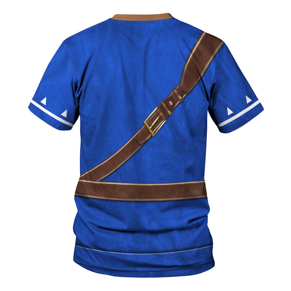 Link Zora Tunic Attire Unisex Hoodie Sweatshirt T-shirt Sweatpants Cosplay - Gearhomie.com