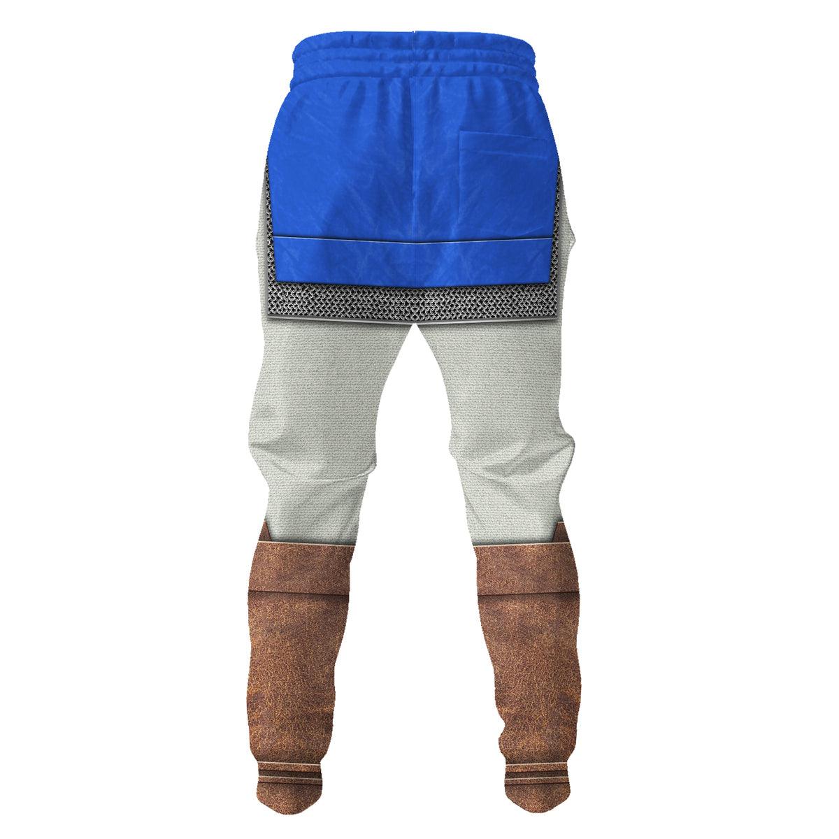 Link Zora Tunic Attire Unisex Hoodie Sweatshirt T-shirt Sweatpants Cosplay - Gearhomie.com