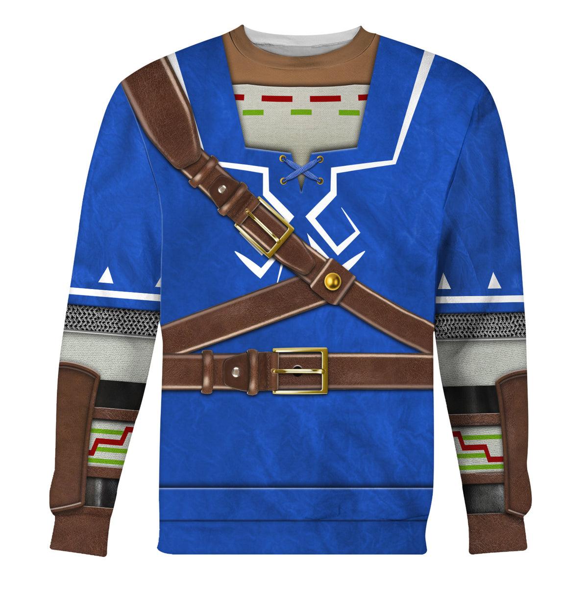 Link Zora Tunic Attire Unisex Hoodie Sweatshirt T-shirt Sweatpants Cosplay - Gearhomie.com