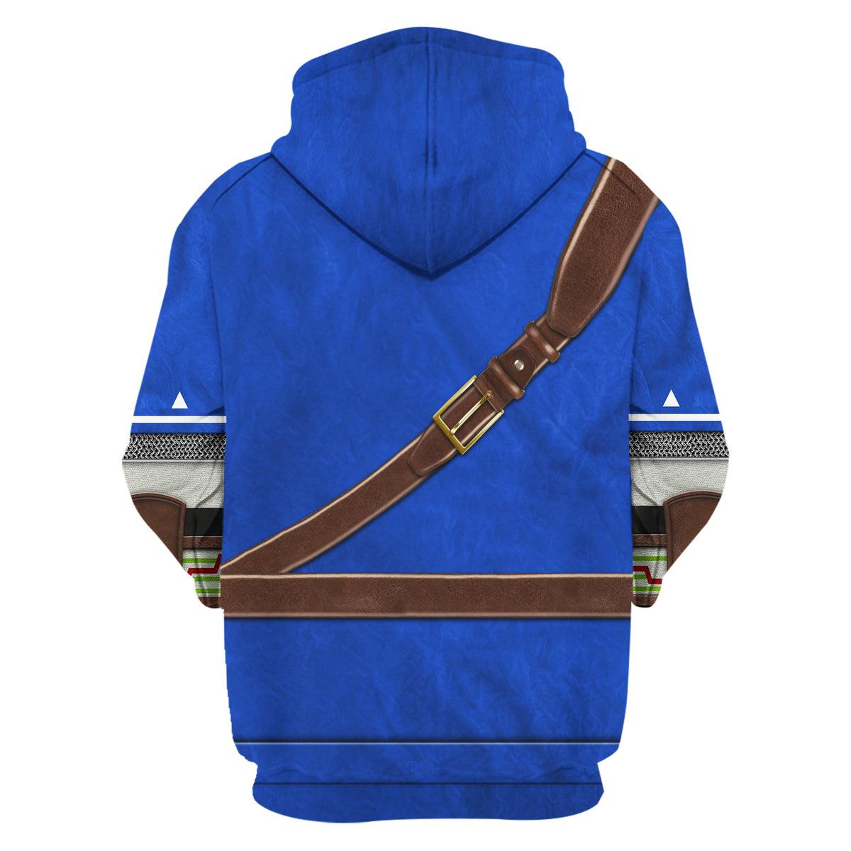 Link Zora Tunic Attire Unisex Hoodie Sweatshirt T-shirt Sweatpants Cosplay - Gearhomie.com