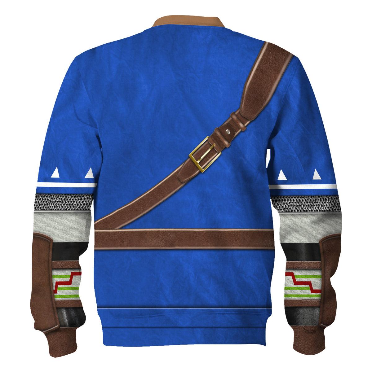 Link Zora Tunic Attire Unisex Hoodie Sweatshirt T-shirt Sweatpants Cosplay - Gearhomie.com