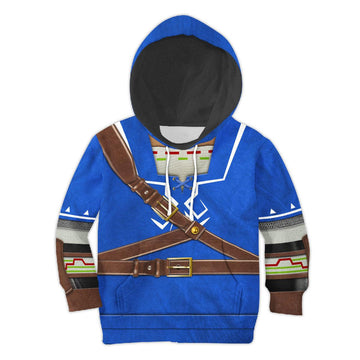 Link Zora Tunic Costume Kid Tops Hoodie Sweatshirt T-Shirt - Gearhomie.com