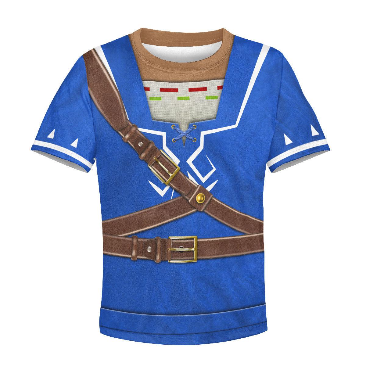 Link Zora Tunic Costume Kid Tops Hoodie Sweatshirt T-Shirt - Gearhomie.com
