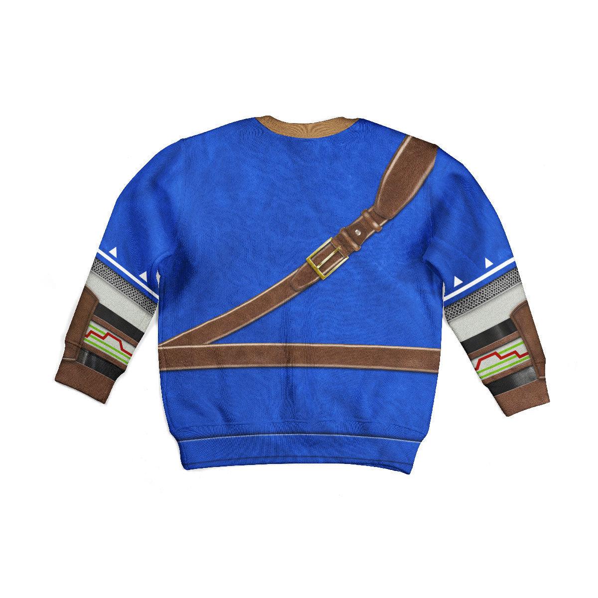 Link Zora Tunic Costume Kid Tops Hoodie Sweatshirt T-Shirt - Gearhomie.com