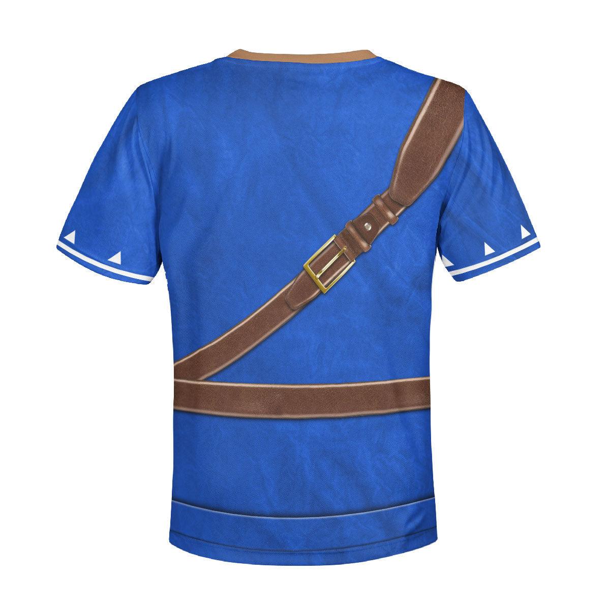 Link Zora Tunic Costume Kid Tops Hoodie Sweatshirt T-Shirt - Gearhomie.com