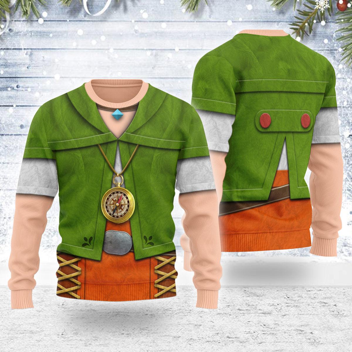 Linkle Themed Costume Unisex Christmas Wool Sweater - Gearhomie.com
