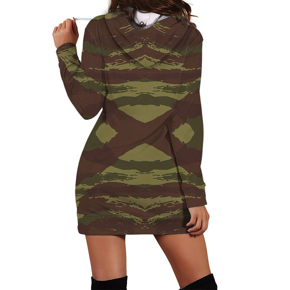 Lizard Pattern TAP47 Patternor Leopard Dress Hoodie - OodieGang