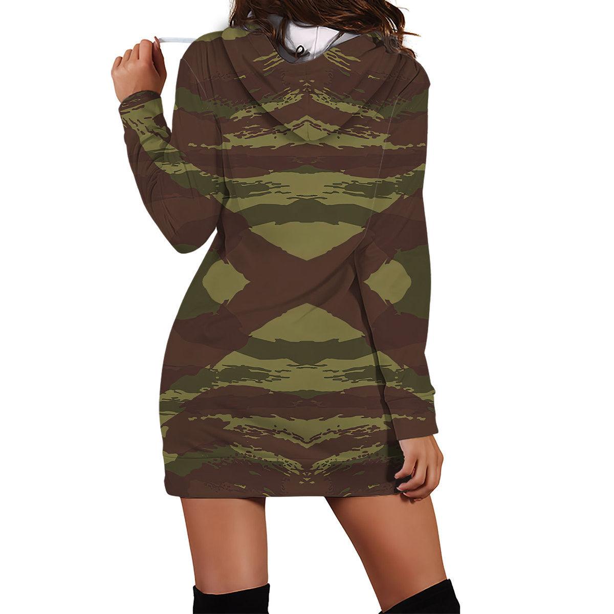 Lizard Pattern TAP47 Patternor Leopard Dress Hoodie - DucG