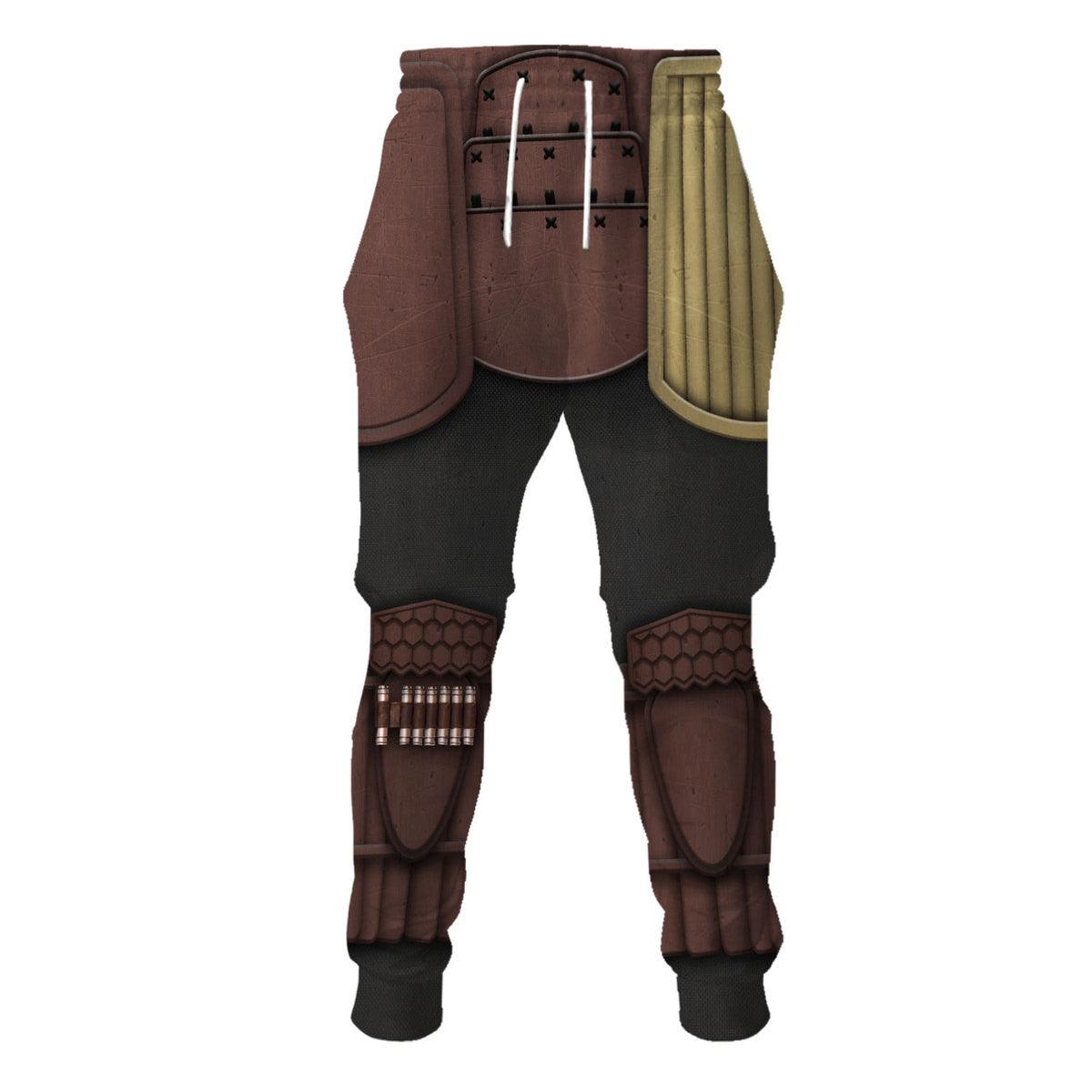 Mandalorian Samurai T-shirt Hoodie Sweatpants Apparel - Gearhomie.com