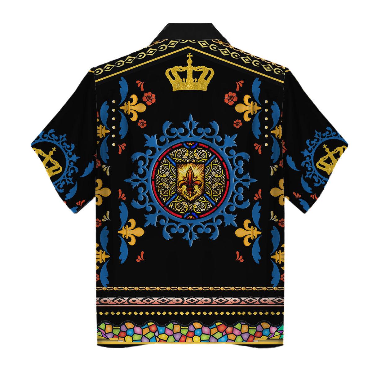 Mary Stained Glass Virgin Mary Hawaiian Shirt - Gearhomie.com