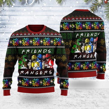 Merry Christmas Friend Rangers Unisex Wool Sweater - Gearhomie.com