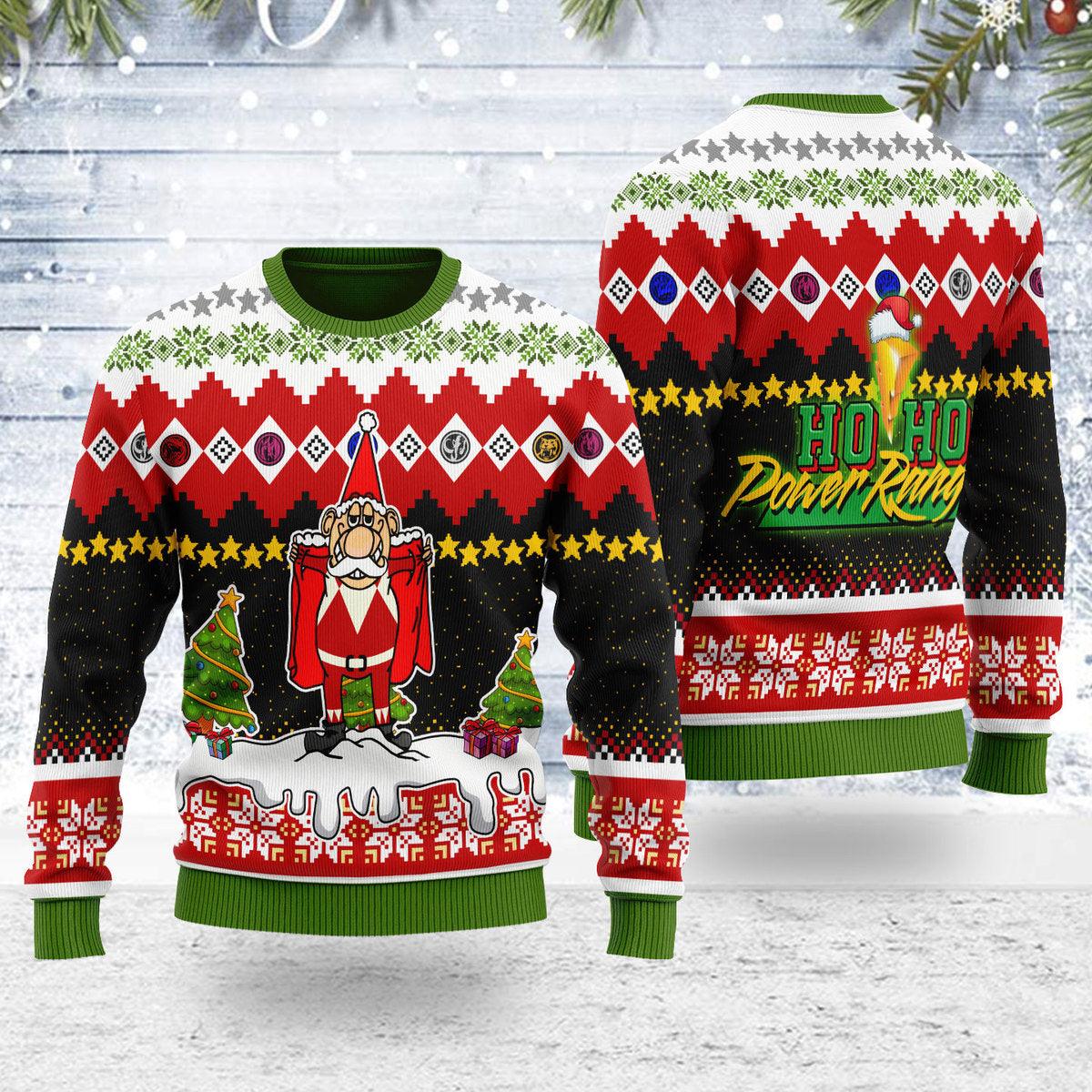 Merry Christmas Hoho Ranger Unisex Wool Sweater - Gearhomie.com