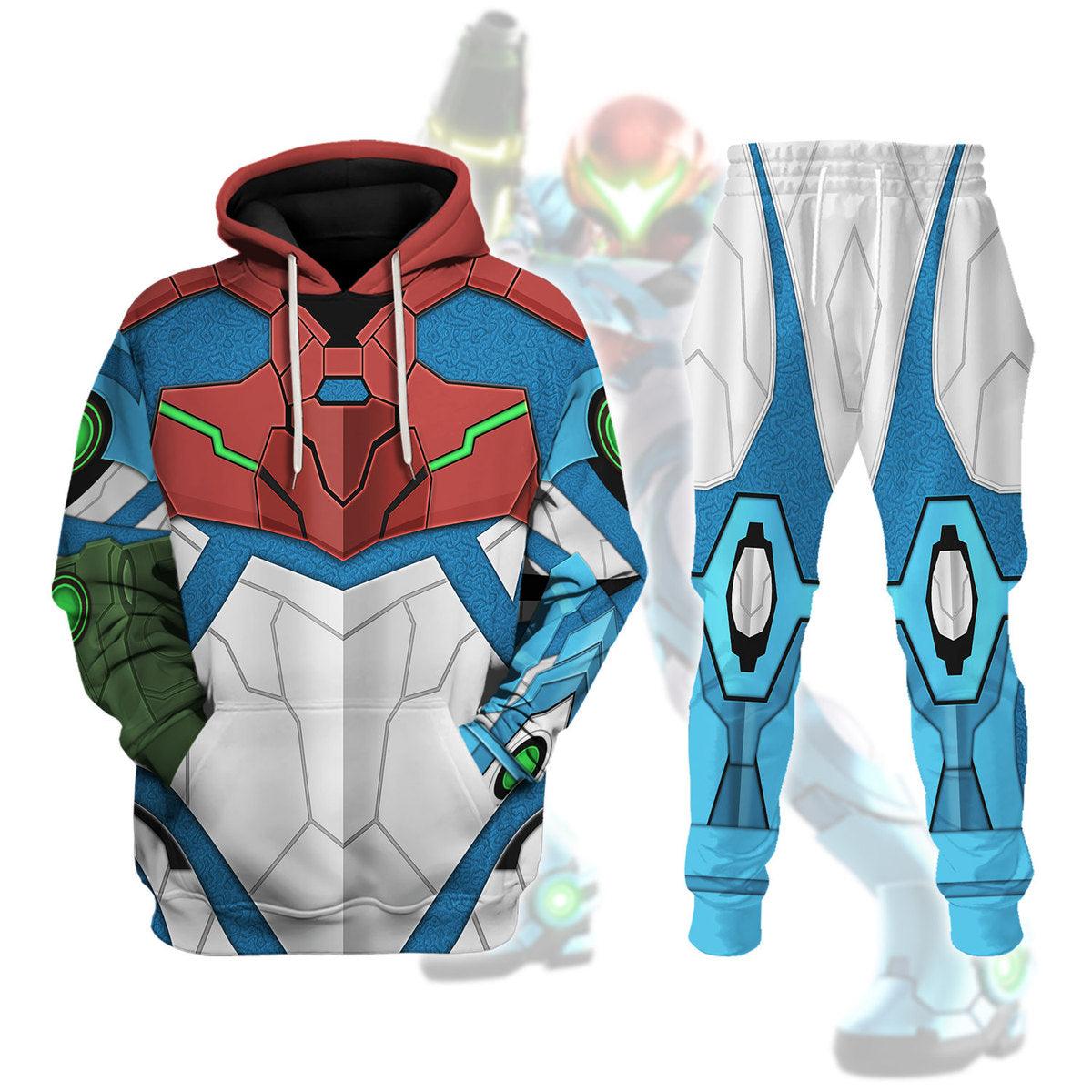 Metroid Dread Hoodies Sweatshirt T-shirt Hawaiian Tracksuit - Gearhomie.com