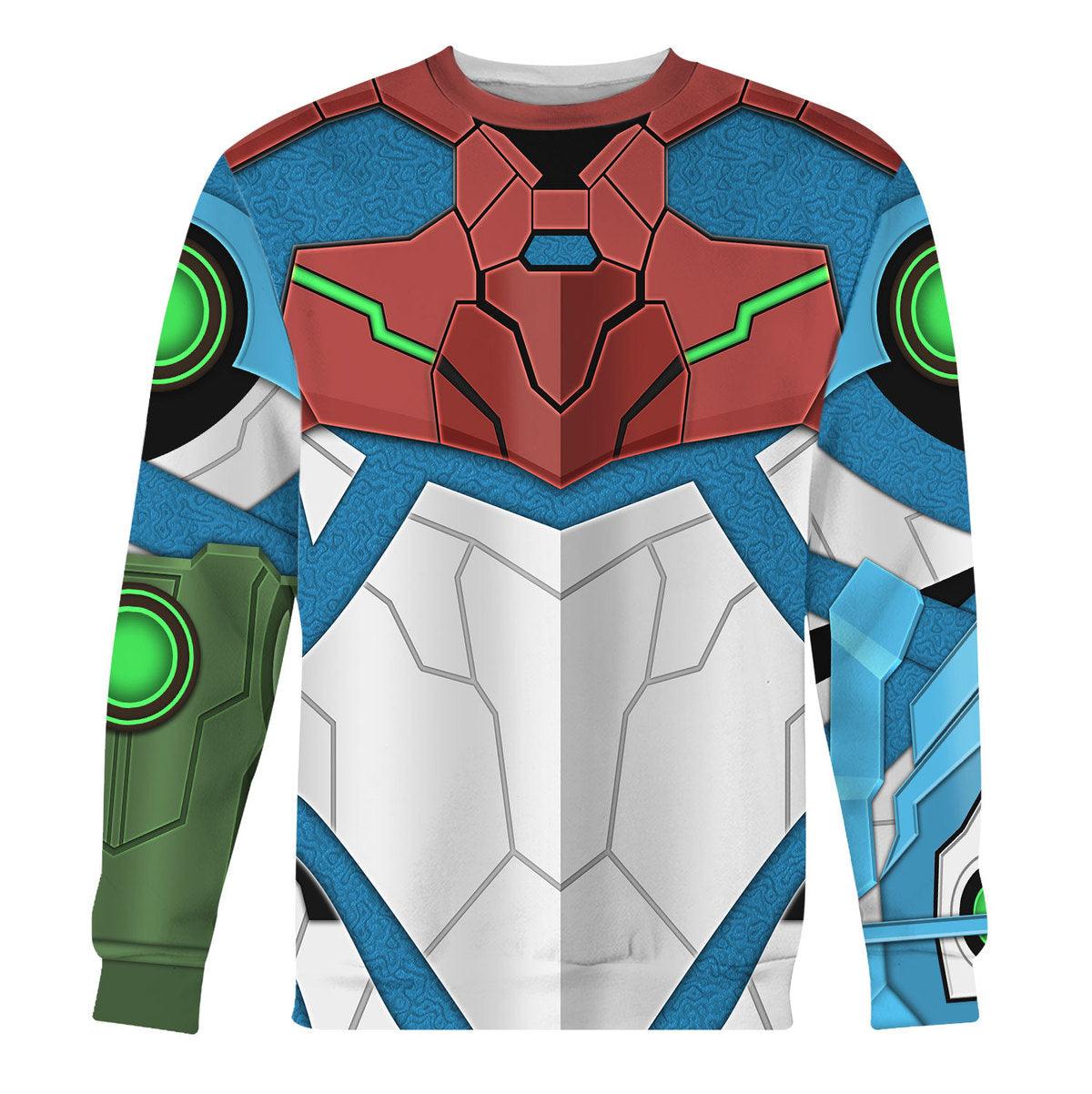 Metroid Dread Hoodies Sweatshirt T-shirt Hawaiian Tracksuit - Gearhomie.com