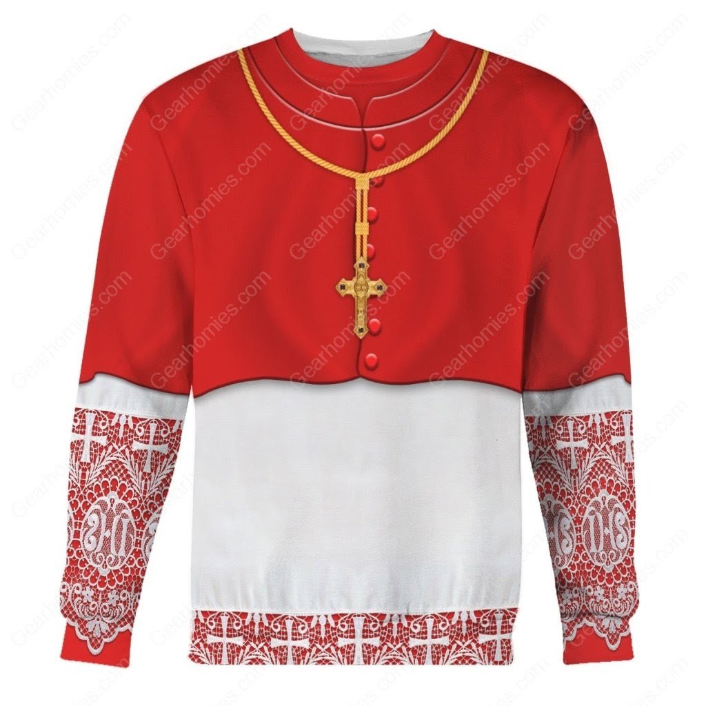 Tracksuit Tops Pullover Sweatshirt Cardinal Choir Dress 3D Apparel