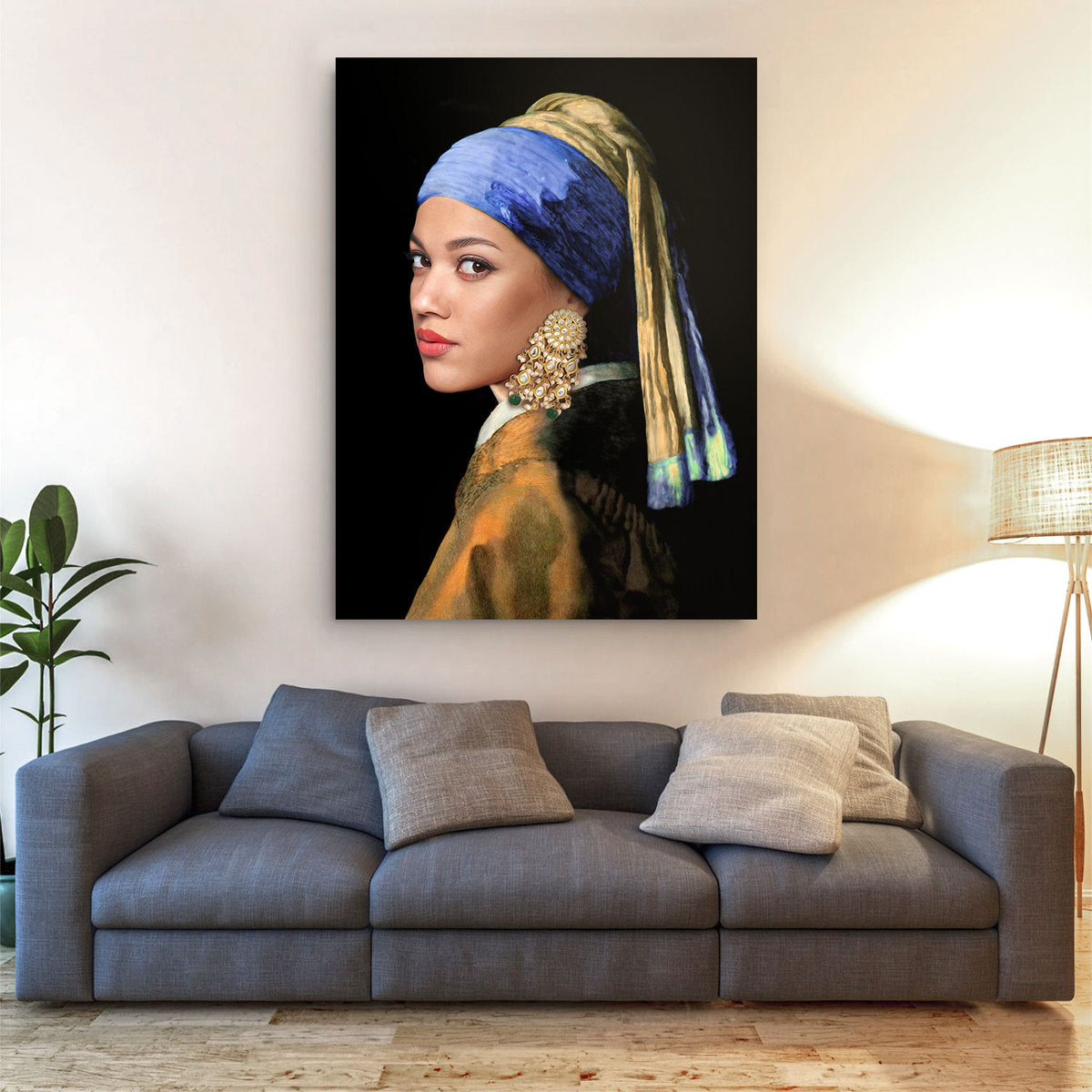 Personalized Canvas Girl With A Pearl Earring
