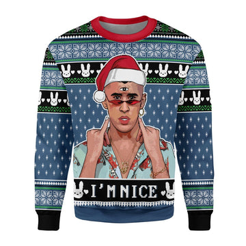 YMskins Christmas Sweater Pretty Fly For A White Guy Meme 3D Apparel