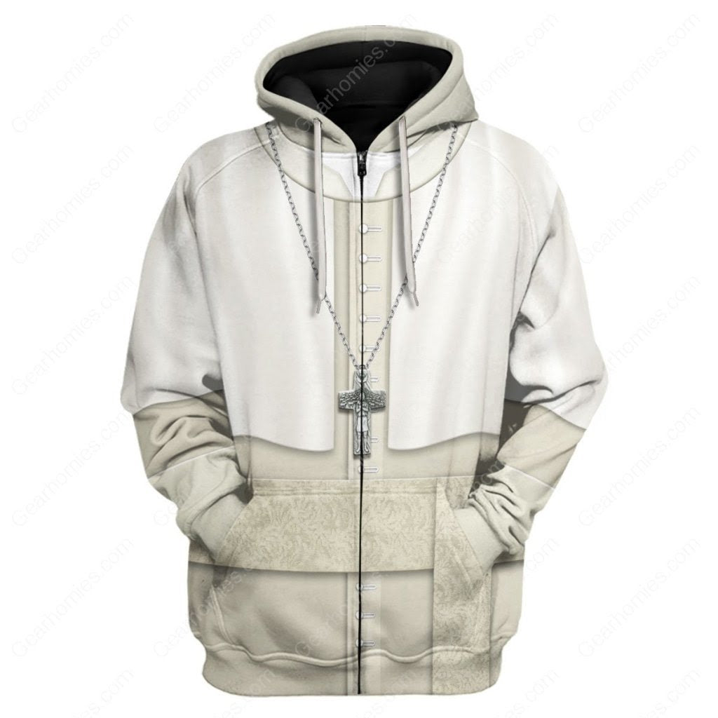 Tracksuit Tops Pullover Sweatshirt Pope Francis's Everyday Attire 3D Apparel
