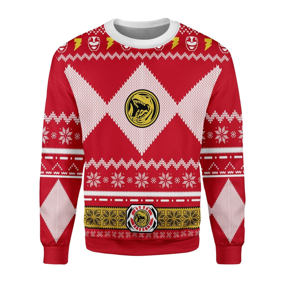 YMskinss Red Power Rangers Tops