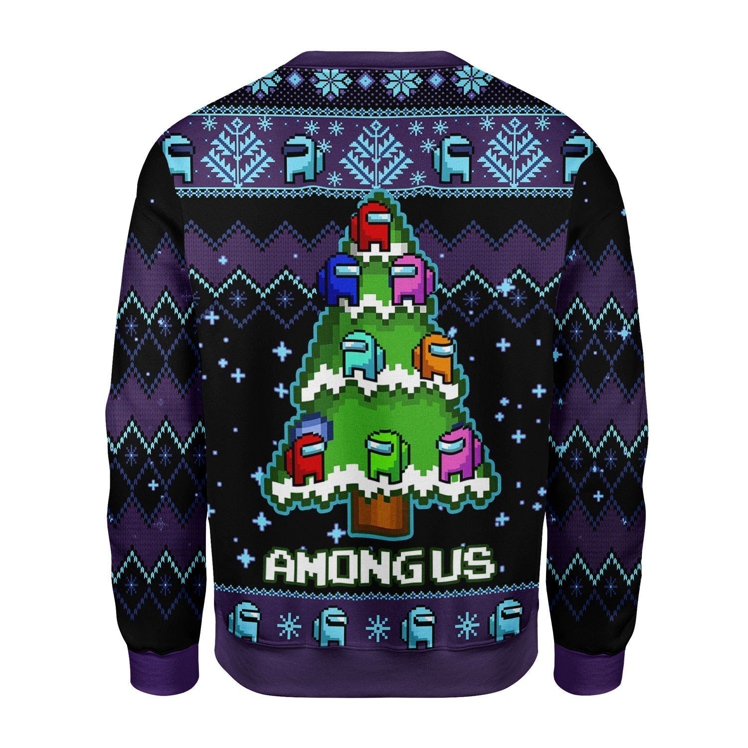 YMskins Christmas Sweater Among Us Christmas Tree 3D Apparel