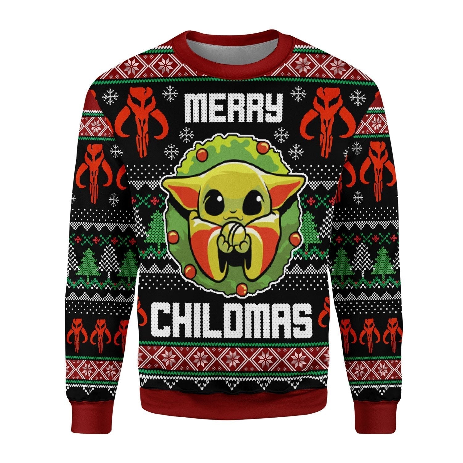 YMskins Christmas Sweater Merry Chilma 3D Apparel