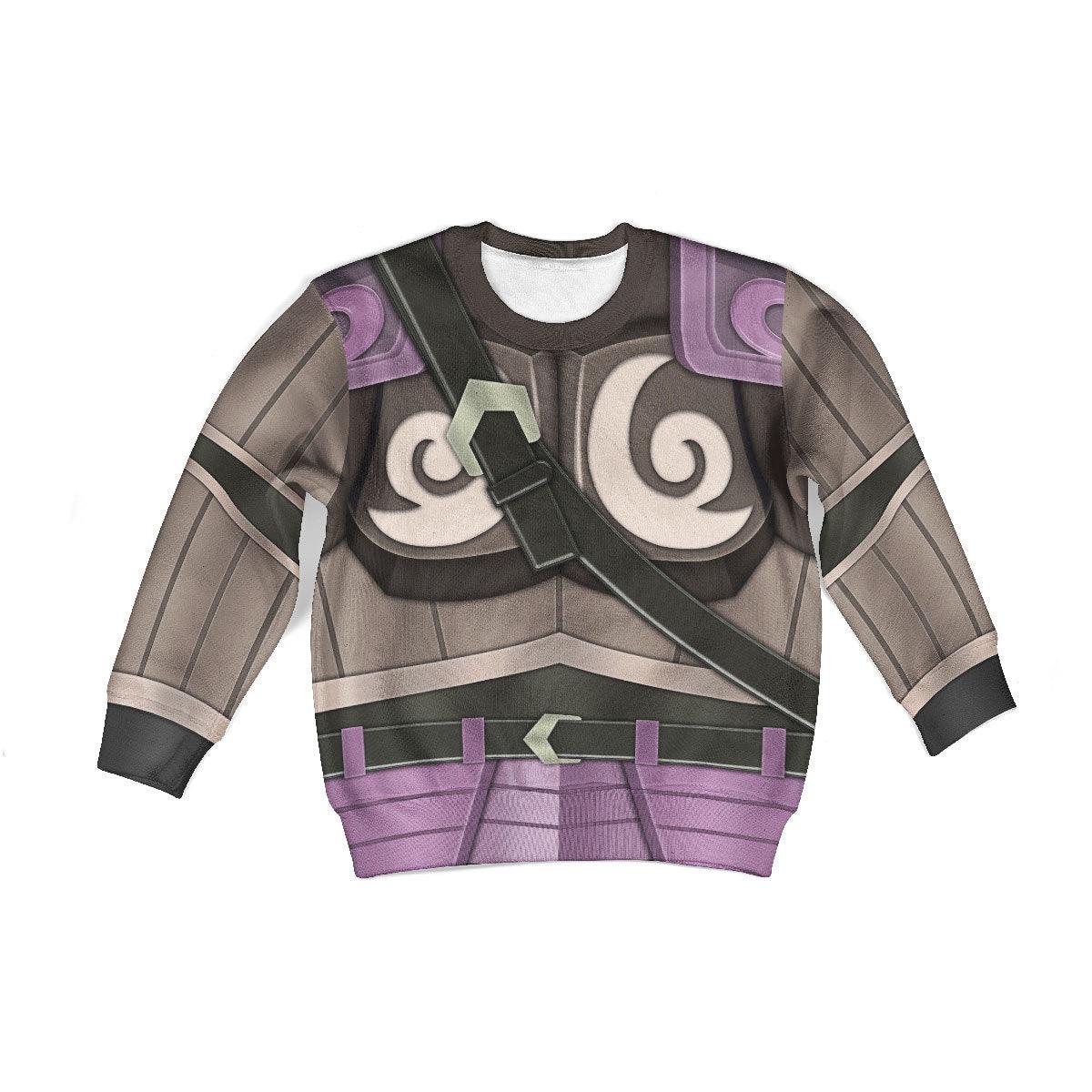 Phantom Armor - Tri Force Heroes Costume Kid Tops Hoodie Sweatshirt T-Shirt - Gearhomie.com