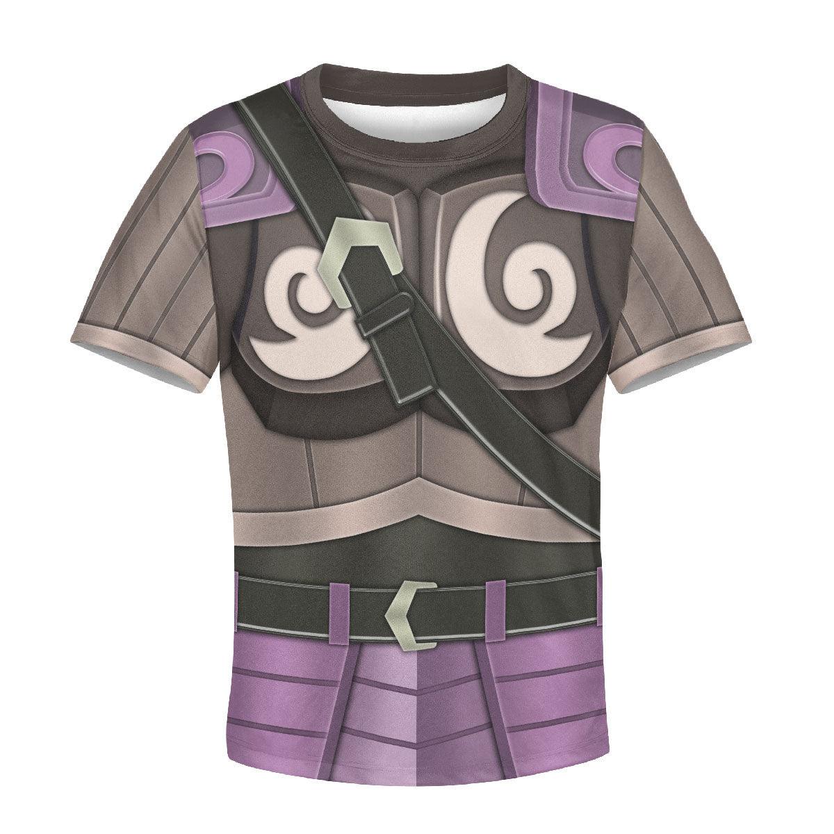 Phantom Armor - Tri Force Heroes Costume Kid Tops Hoodie Sweatshirt T-Shirt - Gearhomie.com