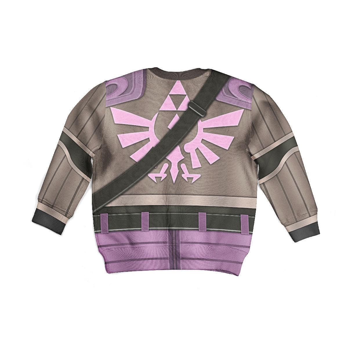 Phantom Armor - Tri Force Heroes Costume Kid Tops Hoodie Sweatshirt T-Shirt - Gearhomie.com