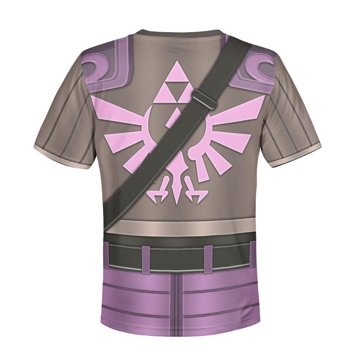 Phantom Armor - Tri Force Heroes Costume Kid Tops Hoodie Sweatshirt T-Shirt - Gearhomie.com