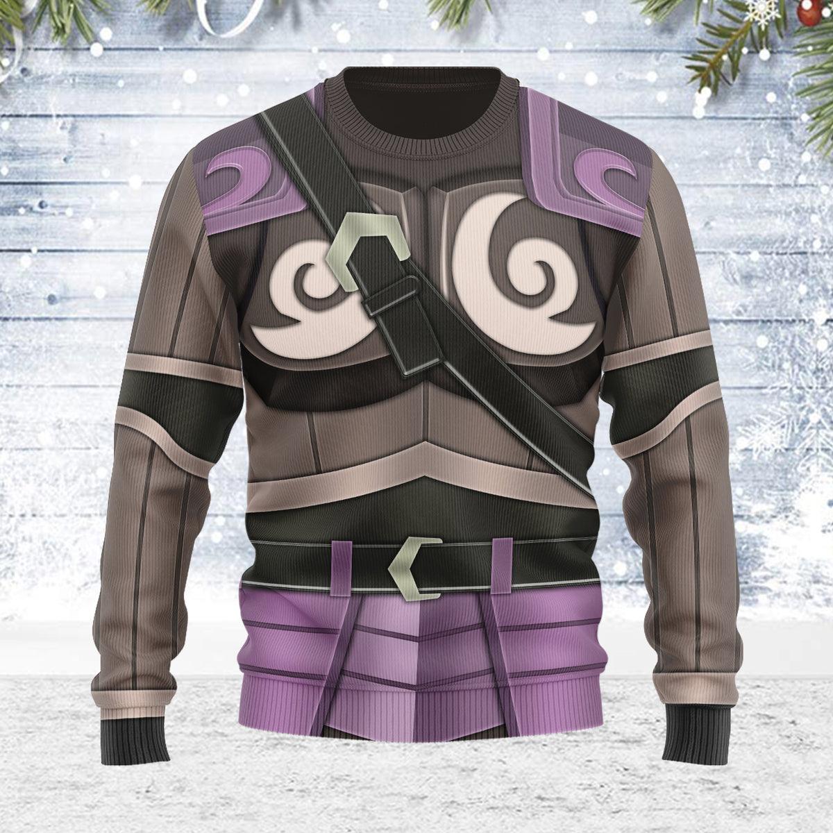 Phantom Armor Tri Force Heroes Themed Costume Unisex Christmas Wool Sweater - Gearhomie.com