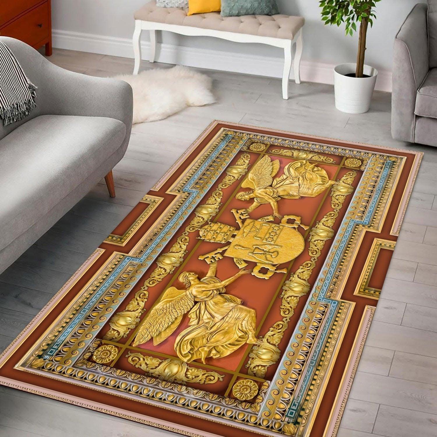 Pope Gregory XVI Coat Of Arms Rug - OodieGang