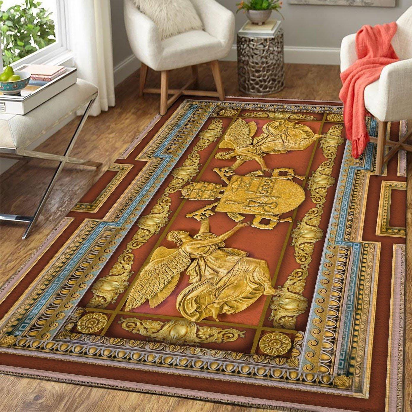Pope Gregory XVI Coat Of Arms Rug - OodieGang