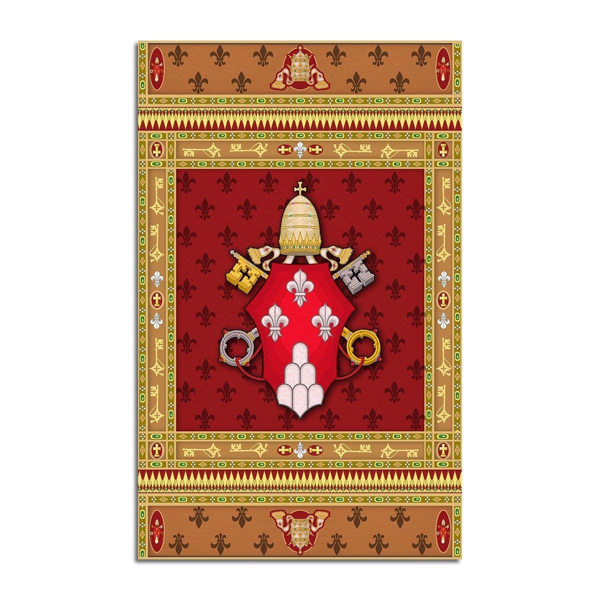 Pope Paul VI Coat of Arms Rug - OodieGang