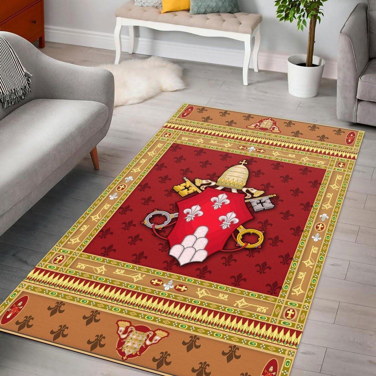 Pope Paul VI Coat of Arms Rug - OodieGang