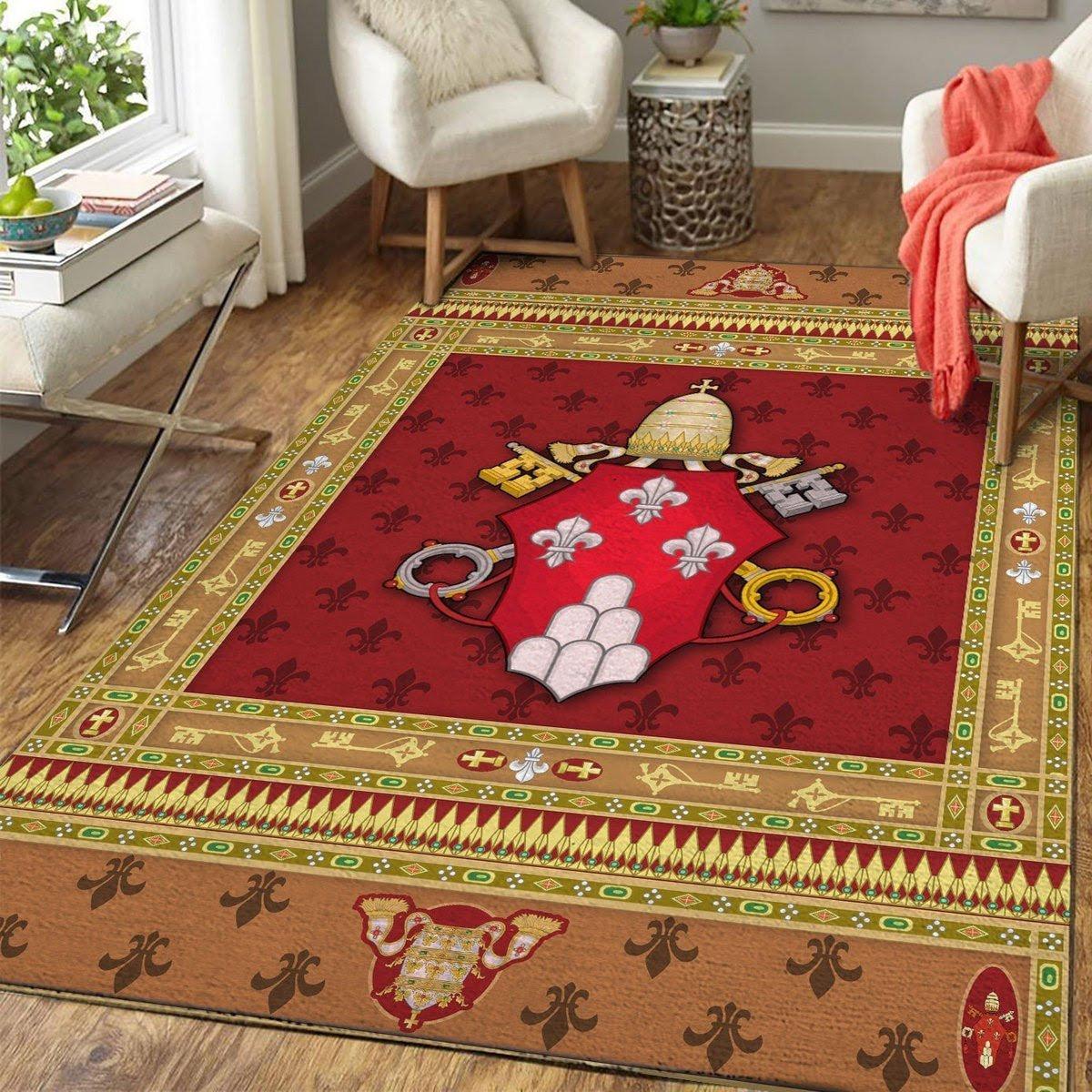 Pope Paul VI Coat of Arms Rug - OodieGang