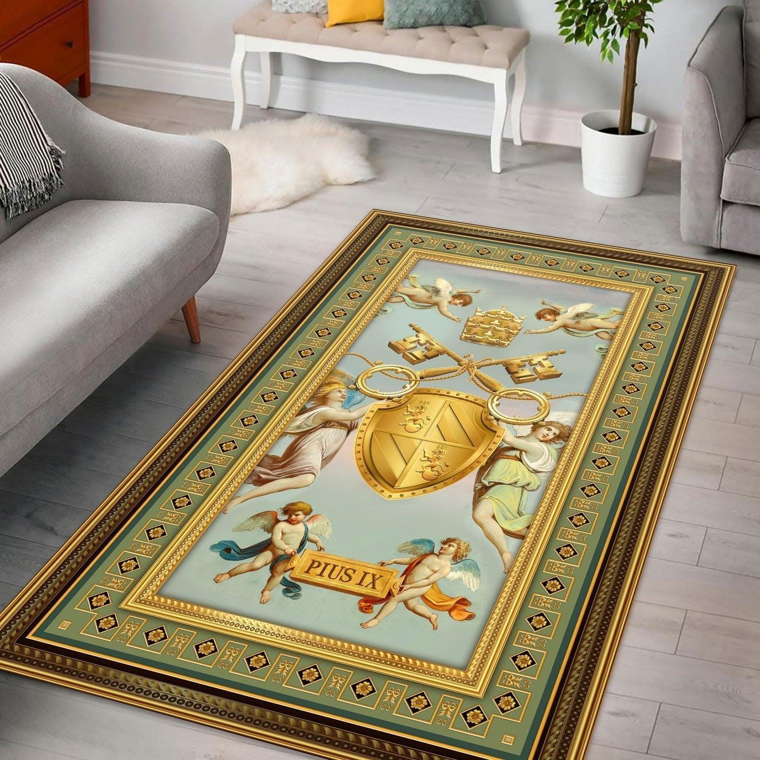 Pope Pius IX Coat of Arms Rug - OodieGang