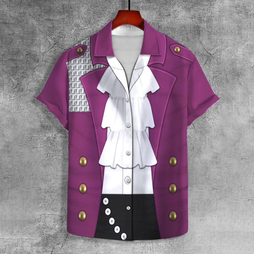 Prince Purple Rain Unisex Lapel Shirt - Gearhomie.com