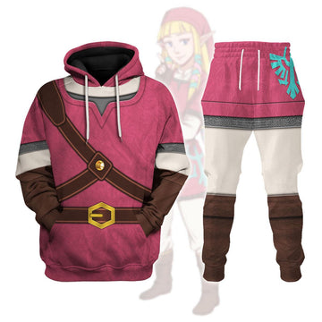 Princess Zelda Skyward Sword Unisex Hoodie Sweatshirt T-shirt Sweatpants Cosplay - Gearhomie.com